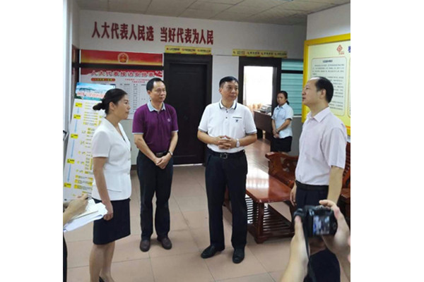 市領(lǐng)導到棗沖社區(qū)調(diào)研