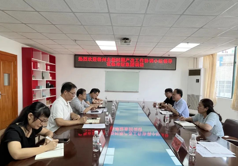 【產改工作進行時】謝善高到廣西神冠膠原生物集團有限公司調研產業(yè)工人隊伍建設改革工作情況