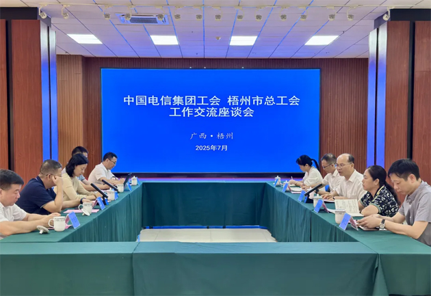 中國電信集團工會調(diào)研組到梧州市調(diào)研工會工作