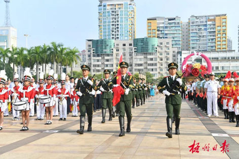 祝福偉大祖國　凝聚奮進(jìn)力量丨梧州市舉行慶祝中華人民共和國成立74周年升國旗儀式